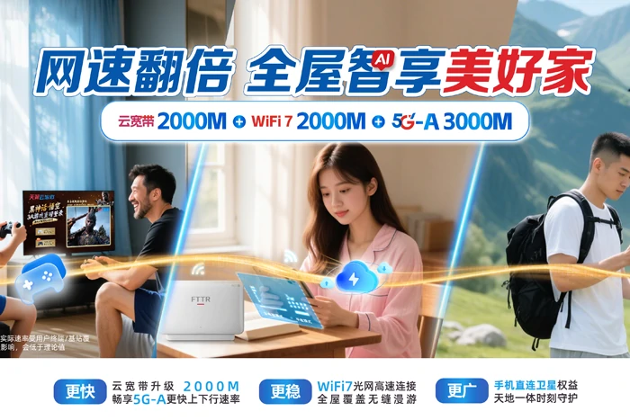 蒙自市老寨苗族乡电信宽带套餐展示图